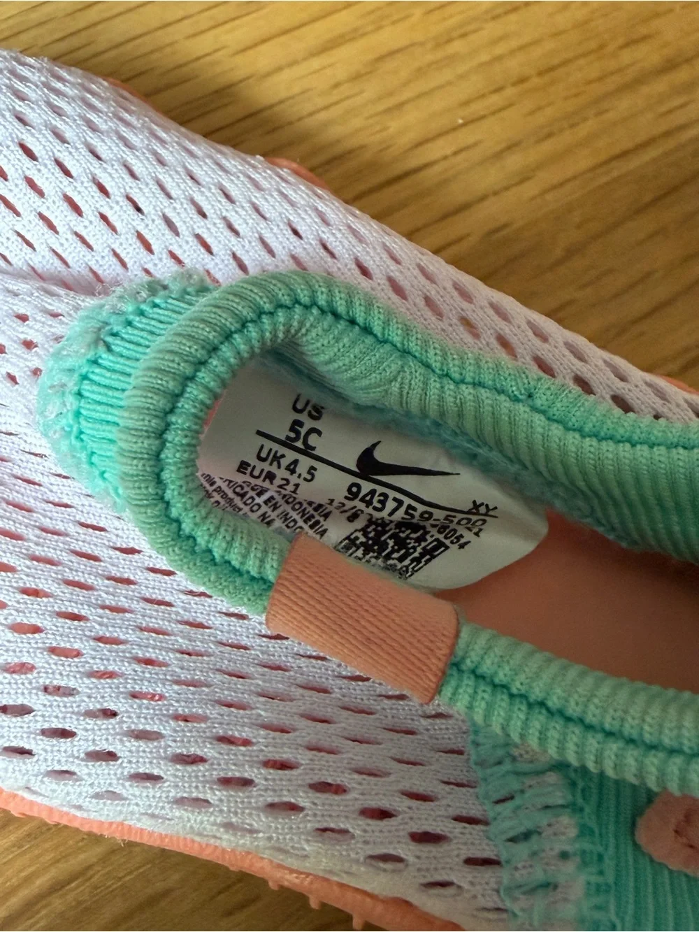 Nike slip water